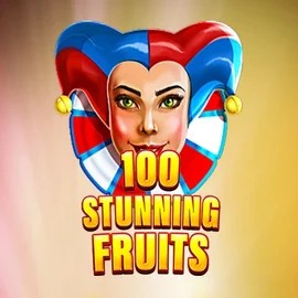 100 Stunning Fruits slot logo by SYNOT Games at Kingmaker Casino