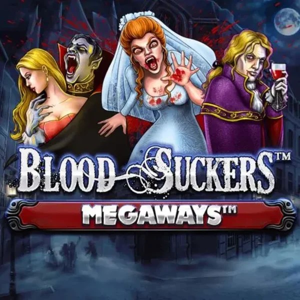 Blood Suckers Megaways slot logo by Red Tiger Gaming at Kingmaker Casino