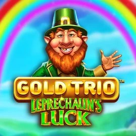 Gold Trio Leprechaun's Luck logo by Playtech at Kingmaker Casino