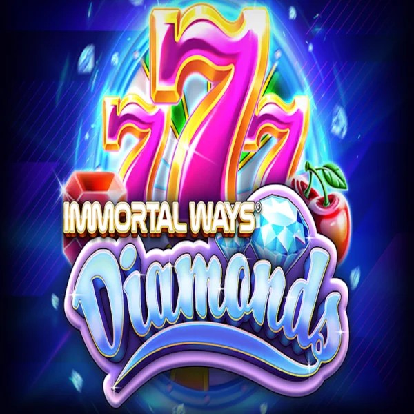 Immortal Ways Diamonds logo by RubyPlay at Kingmaker Casino