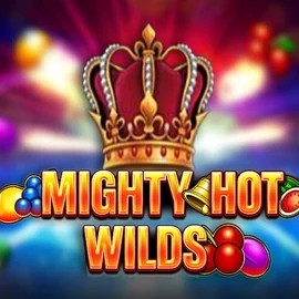 Mighty Hot Wilds logo – Slots by Inspired Gaming at Kingmaker Casino