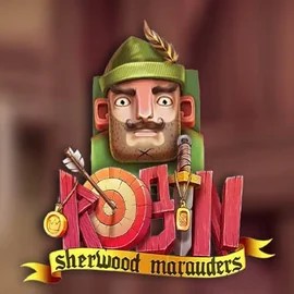 Official Slots logo: Robin Sherwood Marauders by Yggdrasil at Kingmaker Casino