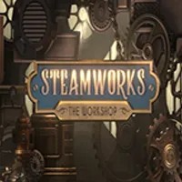 Steamworks The Workshop logo – Slots by Peter & Sons at Kingmaker Casino